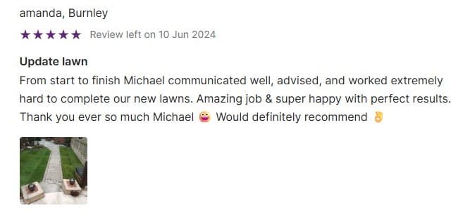 Customer review screenshot from MyBuilder